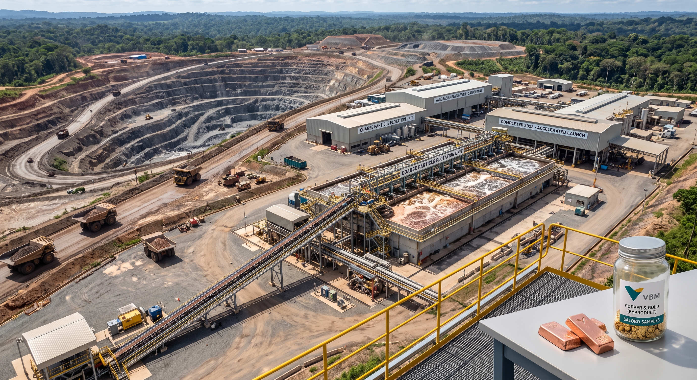 Vale Base Metals ускоряет модернизацию крупнейшего медного рудника в Бразилии